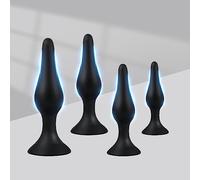 WAP1-4 Pezzi Di Silicone Per Principianti ân&âlṤ Dónna Pl&úg An&àlé bÛ&tt pl&Ûg Am&ǎl pḼ&Ûgs Metalló ân&âl plây pl&ÛgṤ ânâlpl&Ûg Bêginnêr