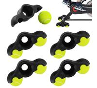 Wapasezyar 4 pezzi Rocker Plate Feet, Indoor Cycling Snap Rocker, allenamento portatile per palloni da tennis Wahoo Kickr Core 2, con 8 palline da tennis