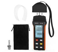 WapoRich Manometro Digitale, RQ-189A Gas Pressure Tester Differenziale HVAC Air Pressure Meter w/Ampio Display LCD e 11 Unità di Misura (±13.79 kPa / ±2.000Psi)
