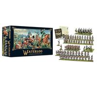 WAR-301510002 - Giochi Di Warlord - Polvere Nera - Set iniziale Di Waterloo - 2a edizione - Miniature Di Guerre Napoleoniche Da 28 mm - Fanteria Britannica Di Hannover E Francia - Cavalleria