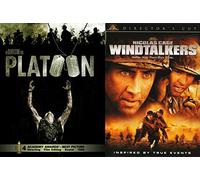War Classics Bundle - Platoon & Windtalkers 2-DVD Set Double Feature Military movies