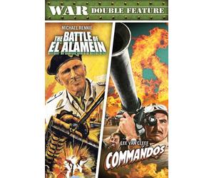 War Double Feature: The Battle of El Alamein (1969) / Commandos (1968) (DVD)