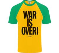 War Is Over If You Want It John Lennon DA UOMO S/S Baseball T-Shirt