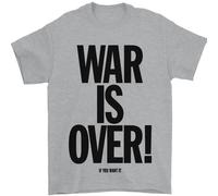 War Is Over If You Want It John Lennon Uomo T-Shirt 100% Cotone