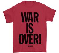 War Is Over If You Want It John Lennon Uomo T-Shirt 100% Cotone