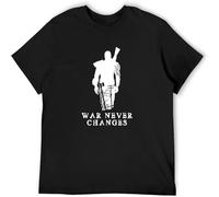 War Never Changes Top Sweatshirt Short Sleeve Black XL