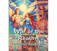 War of the Realms: A Stained Glass Shard-Themed Story and Coloring Book for Stress Relief, Relaxation, and Mindfulness