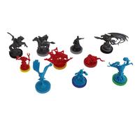 War of the Ring 2E Anelli di plastica colorati Espansioni Accessori di gioco agg
