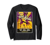 War of the Worlds - Maglietta horror fantascientifico per Halloween Maglia a Manica