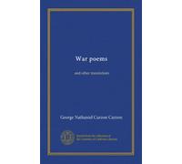 War poems : and other translations