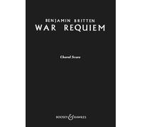 War requiem op.66 chant: op. 66. Soli (STBar), gemischter Chor (SATB), Knabenchor, Orchester und Kammerorchester. Chorpartitur.