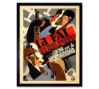 War Spanish Civil Fai Cnt Worker Union Fight For Humanity Art Print Framed Poster Wall Decor 12X16 Inch Guerra spagnolo Civile Lavoro Unione Combattimento Manifesto Parete