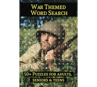 War Themed Word Search: Word Search with Easy to Read Print about War, Battles & Guns | 6x9 inch, 110 pages | 50+ Puzzles ... Gift for Vacations, Holidays.