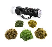 War World Scenics Applicatore PRO Grass Micro con Kit Massicciata - Modellismo Ferroviario Ho Statico Erbetta Elettrostatica Diorama Accessori Ciuffi Floccatura Spedizione Tracciata