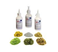 War World Scenics Kit Erba Statica per Massicciata con Colla e Pietre - Modellismo Ferroviario Statico ho Diorama Wargame Scenario Miniature Accessori Scala Applicatore Spedizione Tracciata