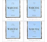 Warchal Brilliant 4/4 kit di corde per violino - Palla fine e argento - D - spessore medio