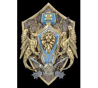 Warcraft Rilievo Parete Alleanza - Leone Stemma Dekowappen 30 CM Nemesis Now