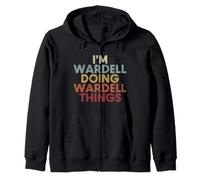 Wardell Name Wardell Personalized Name First Given Felpa con Cappuccio