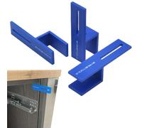 Wardrobe Closing Board Clips | Woodworking Closing Fixed Clamp | 18mm Woodworking Jigs- Professional Ẃoodworking Tools- 3X Çlosing Fixed Clip Tools For Precise Marking