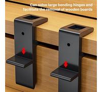 Wardrobe Closing Clip, 15-20mm Multipurpose Closing Board Clip, 4 Pieces Jig Accesspry For Cabinets Ceiling Scribing Wardrobe Woodworking