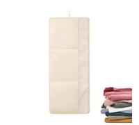 Wardrobe Storage Bag, Large Foldable Cover with Multi Compartment, Oxford Fabric Clothing Organizer with Zipper, Dustproof Under-Bed Storage for Dresses Blankets Bed Sheets Dorm College Organization