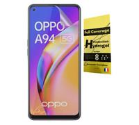 WardSan Hydrogel - Pellicola protettiva per schermo 3D per OPPO A94 5G, protezione integrale 3D, trasparente invisibile, compatibile con cover, custodia, custodia in TPU morbido