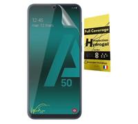 WardSan Hydrogel Pellicola protettiva per schermo 3D per Samsung Galaxy A50, protezione integrale 3D, trasparente invisibile, compatibile con cover, custodia, cover in TPU flessibile, protezione