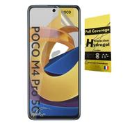 WardSan Hydrogel Pellicola protettiva per schermo 3D per Xiaomi Poco M4 Pro 5G, protezione integrale 3D, trasparente invisibile, compatibile con cover, custodia, custodia in TPU flessibile,