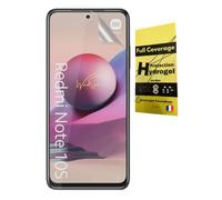 WardSan Idrogel - Pellicola protettiva per schermo 3D per Xiaomi Redmi Note 10S, protezione integrale 3D, trasparente invisibile, compatibile con cover, custodia, cover in TPU morbido