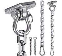 WAREMAID Gancio per Soffitto, Supporto per Sacco da Boxe Fissaggio a Muro con Catena per Sedia Sospesa, Parco Giochi, Altalena, Yoga, Palestra, Sacco Pesante, Hardware per Amaca, 450kg