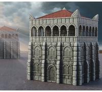 Warenhaus Ware House Edificio - Ivory City 28mm Tabletop Medioevo Città TPGEO