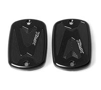 WARFEL Decorazione Moto per Y&amaha T Max T-Max 500 2004-2011 Tmax 530 DX SX 2012-2017 di Alluminio di CNC Tmax 530 500 Liquido dei Freni Tappo del Serbatoio della Copertura (Color : Black 2piece)