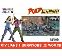 WARGAMES ATLANTIC - CIVILIANS E SURVIVORS (2) DONNE - PULP ADVENTURES