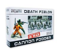 Wargames Atlantic Death Fields - Cannon Fodder (30 Figures) Multi-Part Hard Plas
