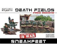 Wargames Atlantic, Death Fields: SneakFeet (24 figure in plastica dura multiparte, 28 mm)