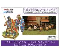 Wargames Atlantic Declino e caduta: Legionari tardo romani (2): Lorica Squamata, Minifigure in plastica dura multiparte