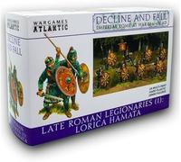 Wargames Atlantic - Declino e caduta: Roma imperiale in guerra - Legionari tardo romani Lorica Hamata (24 figure in plastica dura multiparte da 28 mm)