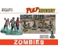 Wargames Atlantic, Pulp Adventure, Zombies, 28mm Hard Plastic Figures