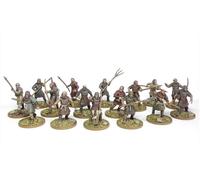 Wargames Atlantic, The Age of Chivalry, Peasant Levy (1100-1350) - Statuine in plastica rigida da 28 mm