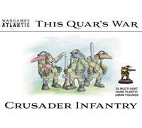 Wargames Atlantic, This Quar's War, Quar Crusader Infantry, 28mm Hard Plastic Miniature