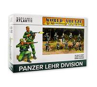 Wargames Atlantic World Ablaze - La seconda guerra mondiale 1939-1945: Divisione tedesca Panzer Lehr (30 figure in plastica dura multiparte da 28 mm)..
