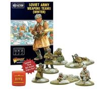 Wargames Delivered Bolt Action Miniature - Esercito sovietico (inverno) Squadre di armi Modelli della seconda guerra mondiale per miniature, fanteria armi Squadre Wargaming di Warlord Games