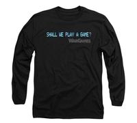WarGames Shall We Play A Game? Maglietta Manica Lunga Adulto Unisex (TV28790)