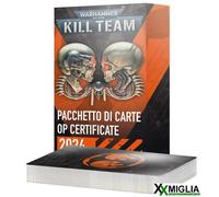 Warhammer 40.000 Kill Team - Pacchetto di Carte OP Certificate 2024 ITA 103-50