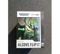 Warhammer 40'000 Necrons Premium Alcove Flip Deck Box Case 100+ Protezione