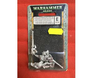 Warhammer 40K BLISTER sigillato Dark Eldar WARRIOR con fucile ANTIMATERIA metal