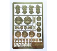 Warhammer 40k Forge World Crimson Pugni/Imperiali Ottone Inciso Space Marine