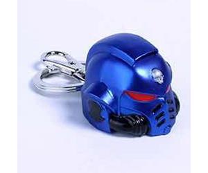 Warhammer 40k Space Marine Primaris Casco Ultramarine Metallo Portachiavi Semic