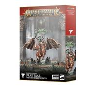 Warhammer Age of Sigmar Urak Taar The First Daemonsmith - Kit in miniatura in plastica Toro infernale montato, 76 componenti, base rotonda da 130 mm, non verniciata