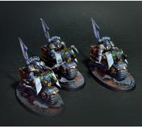 Warhammer Ravenwing Black Knights Dark Angels 40K COMMISSIONE dipinto